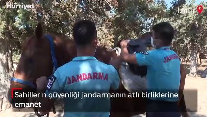 Sahillerin güvenliği jandarmanın atlı birliklerine emanet