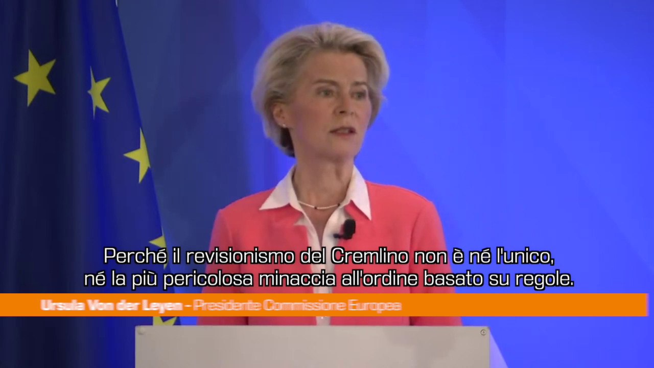 Von der Leyen "Dobbiamo promuovere i nostri valori nel mondo"