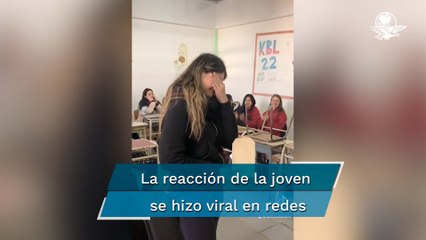 Compañeros sorprenden a joven que no tenía para pagar su viaje de graduación