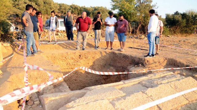 Tarlanın ortasında 2 bin yıllık tarihi eser bulundu! İlk kez SÖZCÜ görüntüledi
