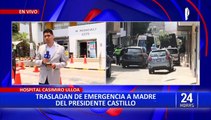 Madre de Pedro Castillo sufrió descompensación durante diligencias del MP en casa de su hija