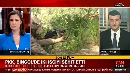 Bingöl'de terör saldırısı: 2 işçi şehit oldu