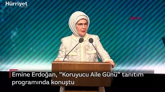 Emine Erdoğan, Koruyucu Aile Günü tanıtım programında konuştu