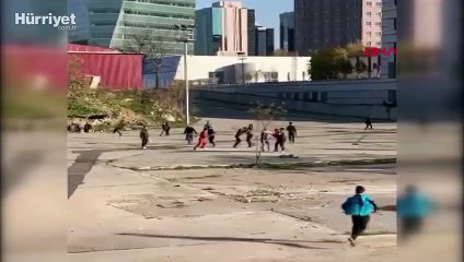 Kağıthane'de "meydan" savaşı kamerada