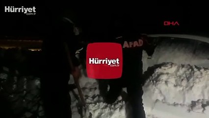 Diyarbakır - Siverek karayolunda mahsur kalan 200 kişi kurtarıldı