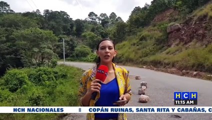 Preventivamente prohíben paso a transporte pesado en carretera de Lepaera, Lempira