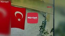 İş yerine asılı Türk bayrağını koparan kadın, çöpe attı  Güvenlik kamerasına yakalandı