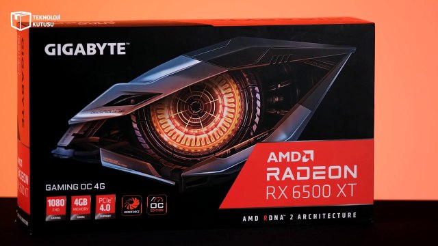 Gigabyte Radeon RX 6500 XT incelemesi