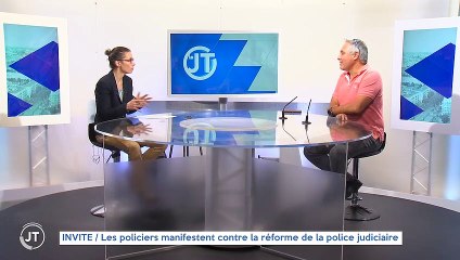 INVITE / Les policiers manifestent contre la réforme de la police judiciaire