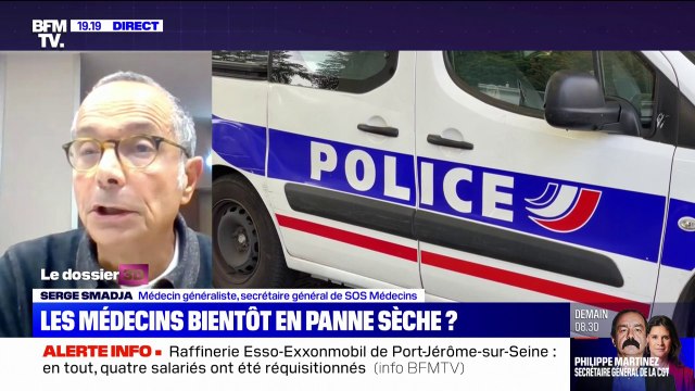 Serge Smadja (SOS Médecins): Un de mes collègues s'est fait casser la figure par des gens qui ont voulu siphonner son réservoir