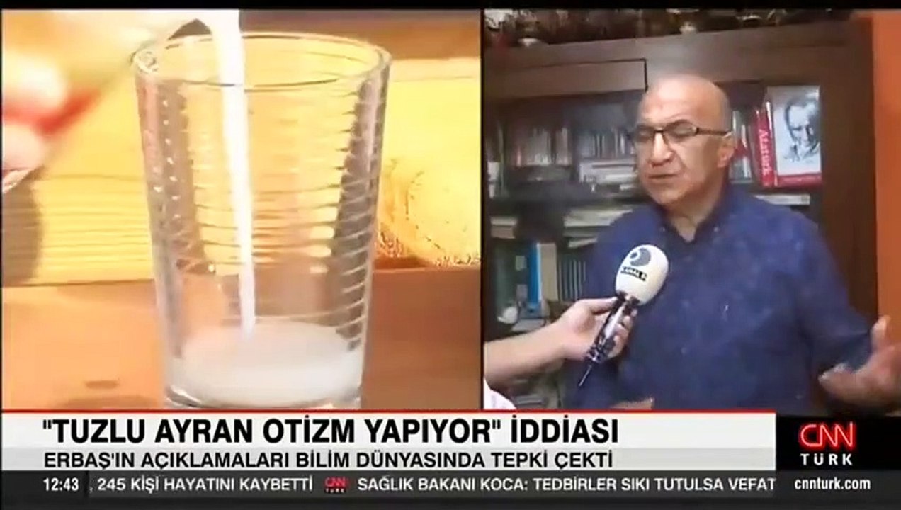 Tuzlu ayran "otizm" yapıyor iddiası