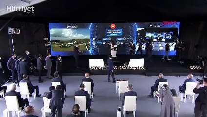 Türksat 5A haberleşme uydusu, Cumhurbaşkanı Erdoğan'ın butona basmasıyla hizmete alındı