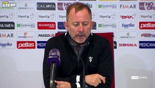 Demir Grup Sivasspor-Beşiktaş maçının ardından Sergen Yalçın açıklamalarda bulundu