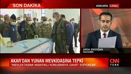 Bakan Akar'dan Yunan mevkidaşına tepki
