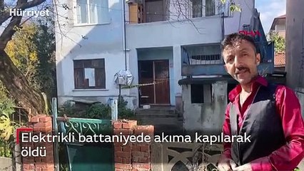 Elektrikli battaniyede akıma kapılarak öldü