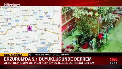 Erzurum'da 5,1 büyüklüğündeki deprem sonrasında ilk açıklamalar