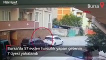 Bursa'da 57 evden hırsızlık yapan çetenin 7 üyesi yakalandı