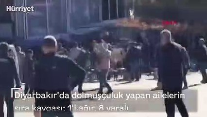 Dolmuşçuluk yapan ailelerin sıra kavgası: 1'i ağır, 8 yaralı