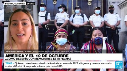 Valentina Mena: "El 12 de octubre no es una celebración, es la conmemoración de la colonización"