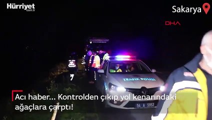 Aracın kontrolünü kaybetti ağaca çarptı! Hayatını kaybetti
