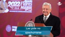 Con ironía AMLO sugiere a la oposición revisar su estrategia al 2024