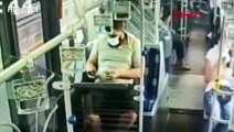 Metrobüste yolcunun koltuğa düşürdüğü cep telefonunu alan şüpheli yakalandı