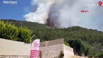 Antalya Kaş'ta orman yangını