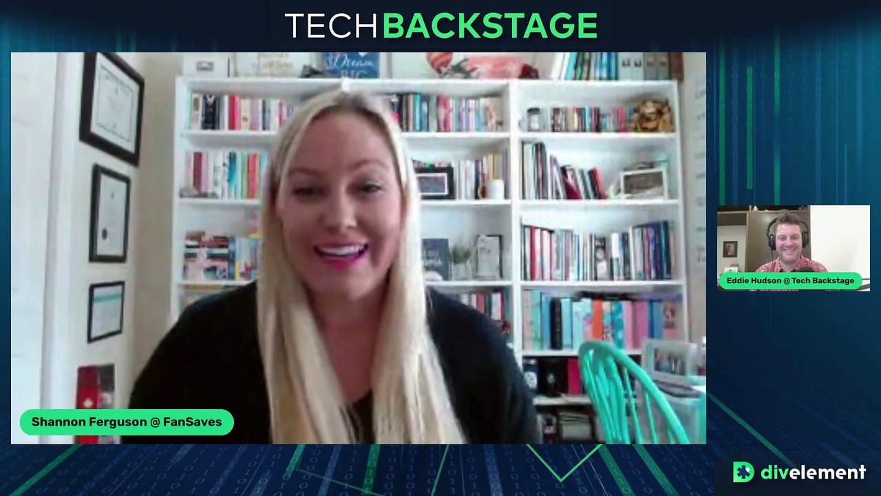 Tech Backstage - Shannon Ferguson @ FanSaves