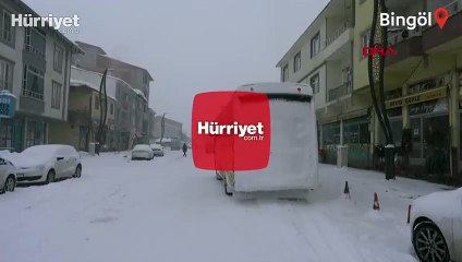 Bingöl'ün Karlıova ilçesinde okullar 2 gün tatil edildi
