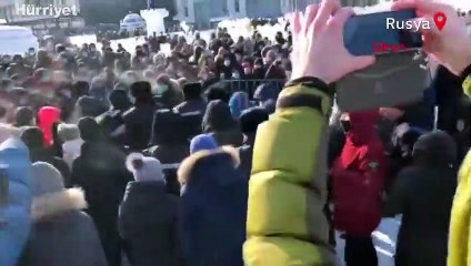 Rusya'da Navalni protestoları başladı