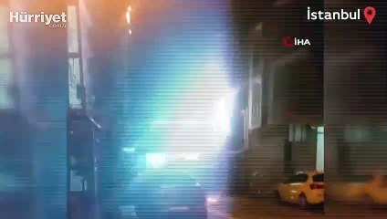 Esenyurt’ta patlayan elektrik direği yürekleri ağza getirdi