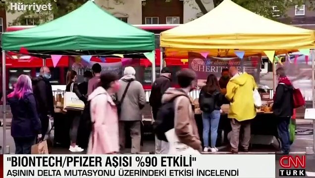 Pfizer, Kovid-19 aşısının Delta varyantına karşı etkinlik oranını açıkladı