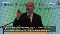 İçişleri Bakanı Süleyman Soylu, Diyarbakır’da muhtarlarla buluşma programında konuştu
