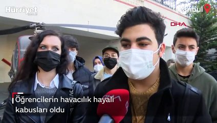 Öğrencilerin havacılık hayali kabusları oldu