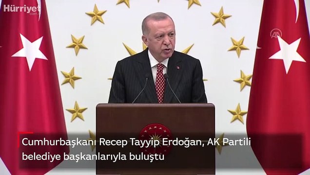 Cumhurbaşkanı Recep Tayyip Erdoğan, AK Partili belediye başkanlarıyla buluştu