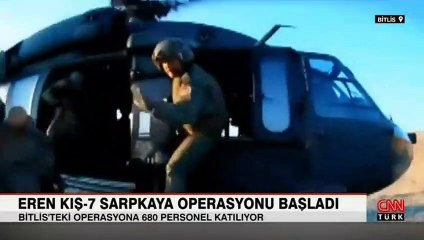 Bitlis'te Eren Kış-7 Operasyonu başlatıldı