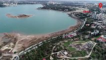 Seyhan Baraj Gölü'ndeki su seviyesi arttı  Sevgi Adası'nın yolu yeniden kapandı