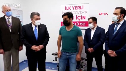 Cumhurbaşkanı Erdoğan yerli aşının 3. fazının ilk doz uygulamasına katıldı