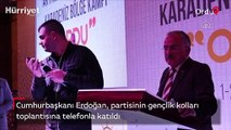 Cumhurbaşkanı Erdoğan, partisinin gençlik kolları toplantısına telefonla katıldı