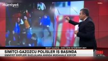 Beyoğlu’nda hareketli anlar... Polis silahlı saldırganın üzerine böyle atladı