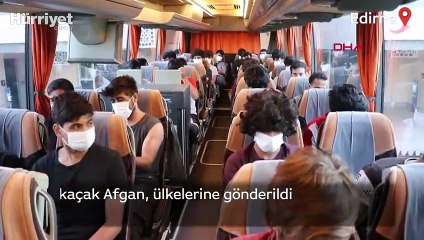 542 kaçak Afgan, ülkelerine gönderildi