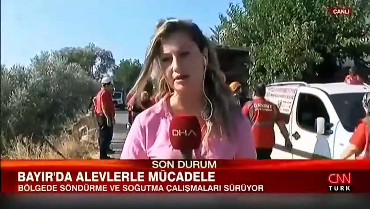 Muğla Milas'taki son gelişmeleri DHA Muhabiri Hande Nayman aktardı