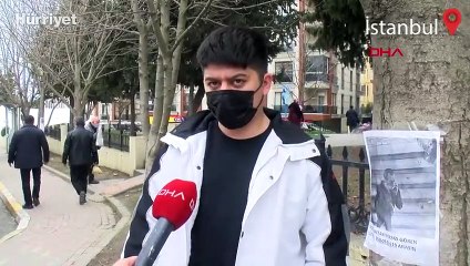 Apartman sakinlerini bıktırdı  fotoğrafının olduğu hırsız var afişlerini yırttı