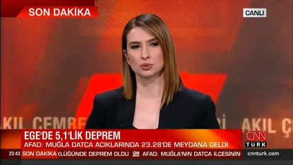 Ege'de 5.1 büyüklüğünde deprem