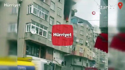 Esenler'de korkutan yangın... Alevler içinde kalan 5 kişi son anda kurtarıldı