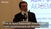 Prof. Dr. Aykut Özdarendeli: Turkovac aşısı İngiliz varyantına karşı %100 etkili