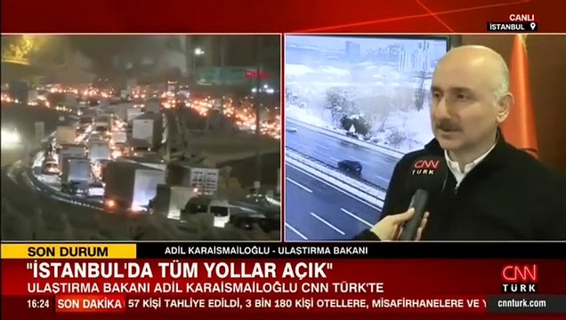 Ulaştırma Bakanı Adil Karaismailoğlu CNN TÜRK'te 