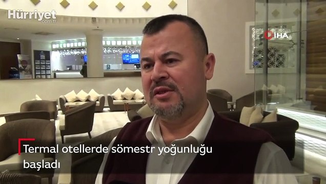 Afyonkarahisar’da termal otellerde sömestr yoğunluğu başladı