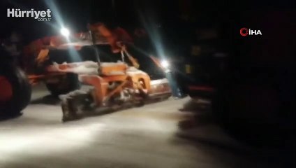 Antalya’da kar yağışı başladı