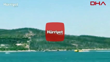 Yangına müdahalede su alan uçağı engelleyen jet-ski için soruşturma